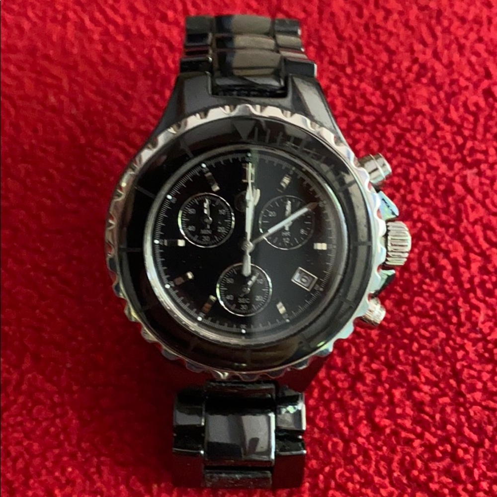 Tamara Comolli Women’s Ceramic Chronograph Watch